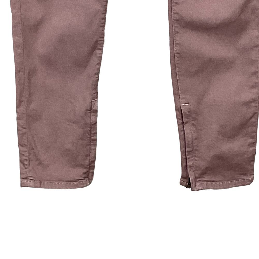 Rag & Bone Revolve Zipper Crop Ankle Capri Plum Fade Lavender Stretch Jeans 28 - Picture 7 of 13